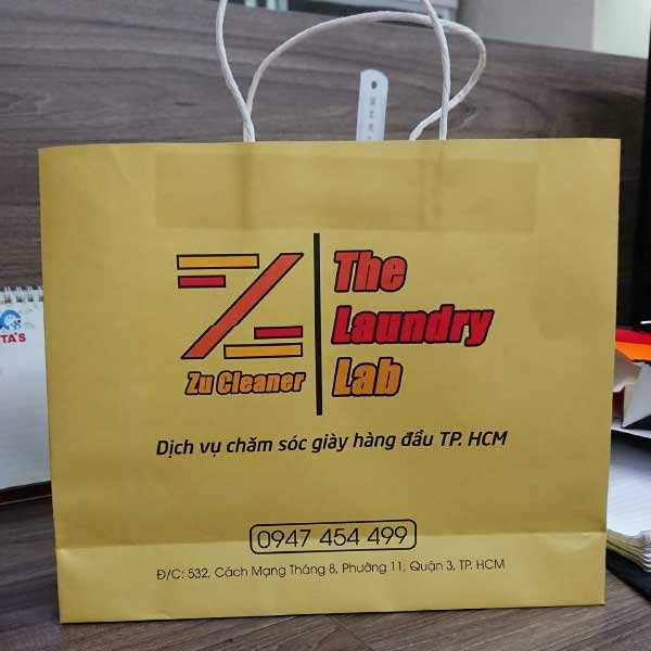 in an tui giay kraft trang