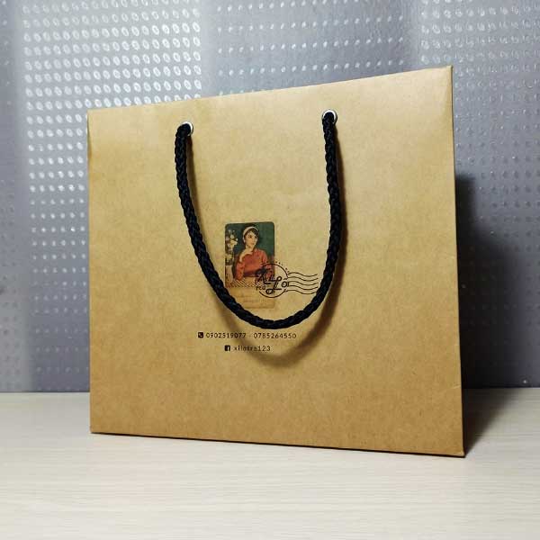 in tui giay don gian