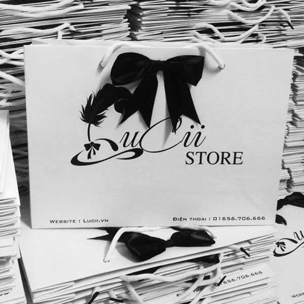 in tui giay phong cach